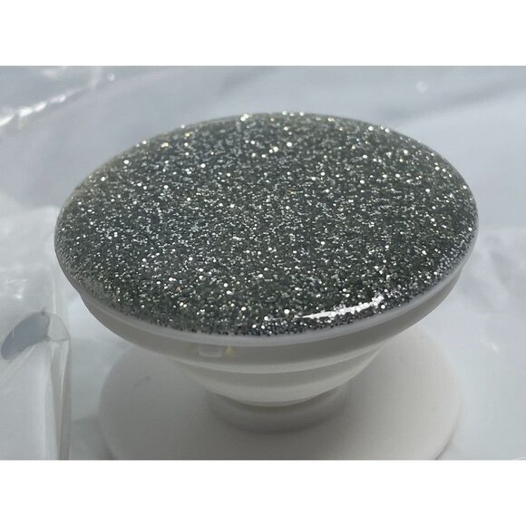 glitter phone mounts silver shimmer bling 3M adhesive stand universal - Picture 1 of 5